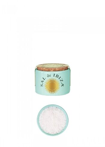 Sel Premium, Fleur de Sel d'Ibiza (mini-pot en céramique) 2