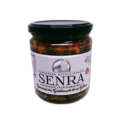 Spinach with Chickpeas from my Gitana Conservas Senra