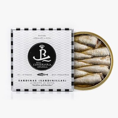 Sardines (Sardinillas) in olive oil 14/18 pieces. Royal Spanish Canning