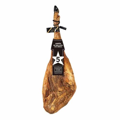 Jamón de Bellota Ibérico 100% raza ibérica. Enrique Tomás