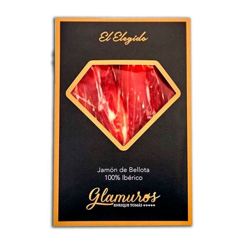 Jamón de Bellota 100% Ibérico Glamurós Loncheado. Enrique Tomás