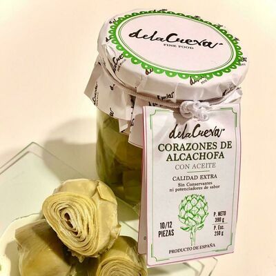 Organic Artichoke Hearts in De la Cueva Oil