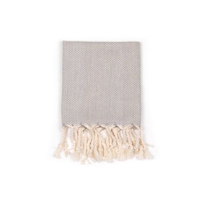Handwoven Table Linen Peskir Spade | Light Grey