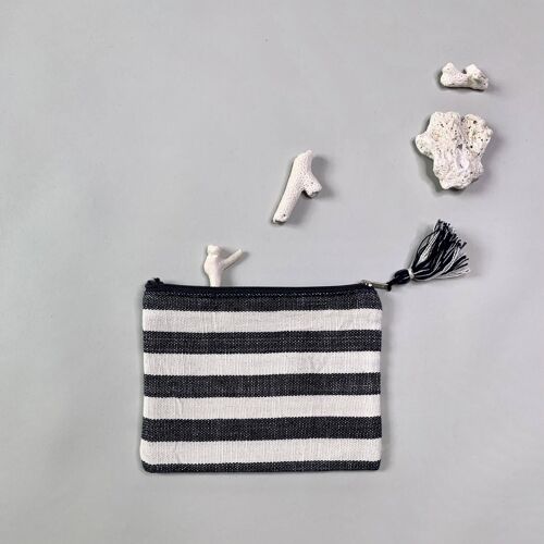 Handmade Small Bag Ole | Black/Ecru