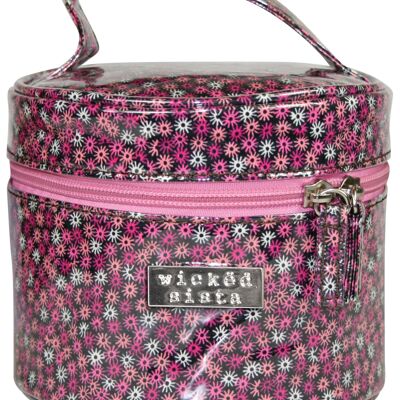 Bag Daisy Festival Berry Round Small Beauty Case Cosmetic Bag Bag