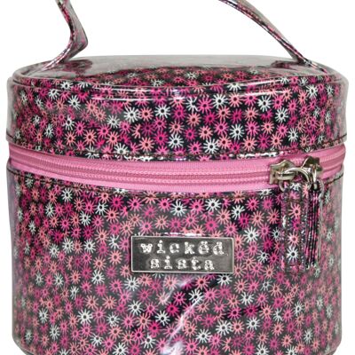 Borsa Daisy Festival Berry Round Small Beauty Case Borsa per cosmetici