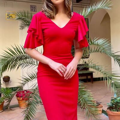 Kurzes Kleid ROT 4