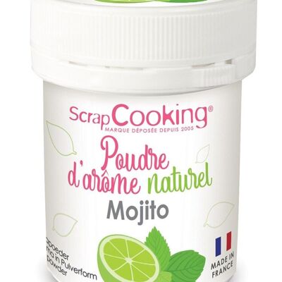 Tarro de polvo aromatizante natural "mojito" 15g