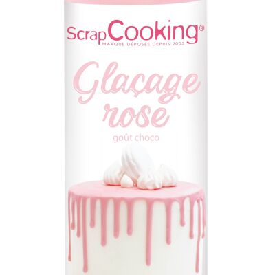 Glaçage rose prêt à l'emploi- goût choco 130G