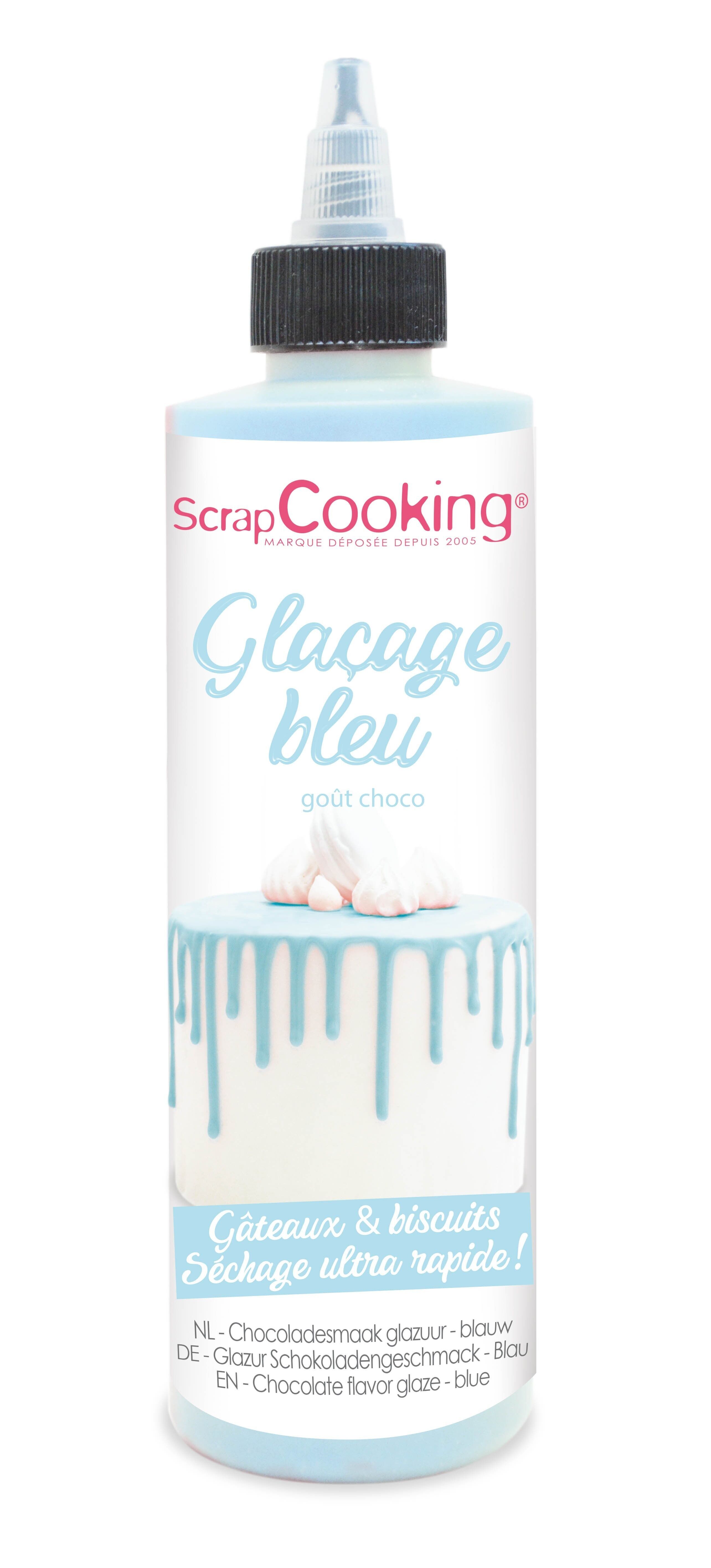 Glassa blu pronta all'uso - gusto cioccolato 130G