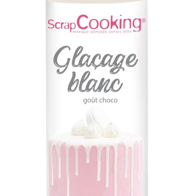 Glaseado blanco listo para usar - sabor chocolate 130G