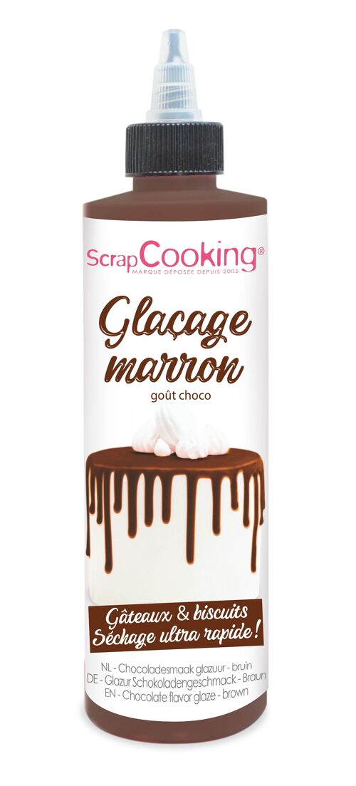 Glaçage marron prêt à l'emploi- goût choco 130G