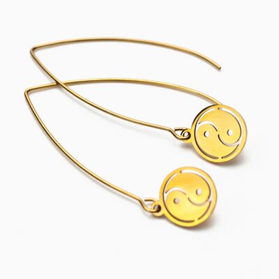 Inner Peace Wishbone Ohrringe - Gold