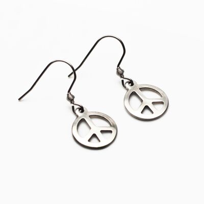 Boucles d'oreilles paix intérieure - Argent