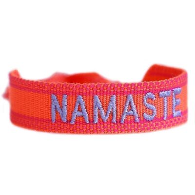 Bracciale in tessuto namaste