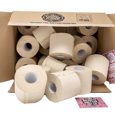 Papier toilette en bambou - 24 rouleaux - The Naked Panda Edition - 2 couches