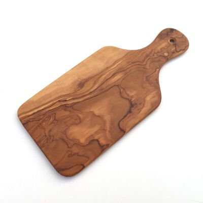 Tagliere piatto da colazione 26 cm in legno d'ulivo