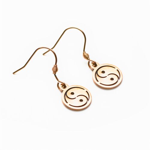 Inner Peace Earrings - Rose Gold