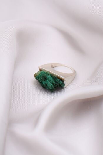 Bague Volonté avec Malachite 2