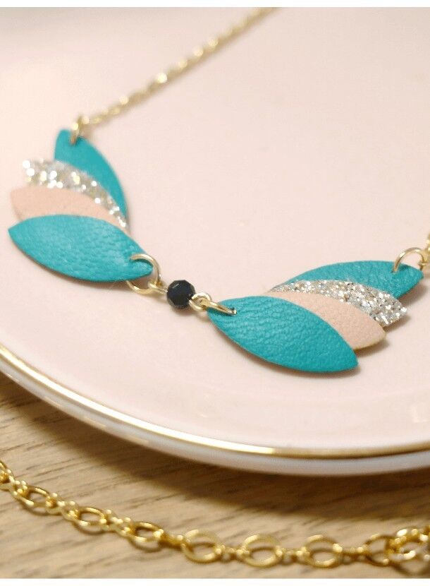 Collana Casamance - Smeraldo, Terracotta