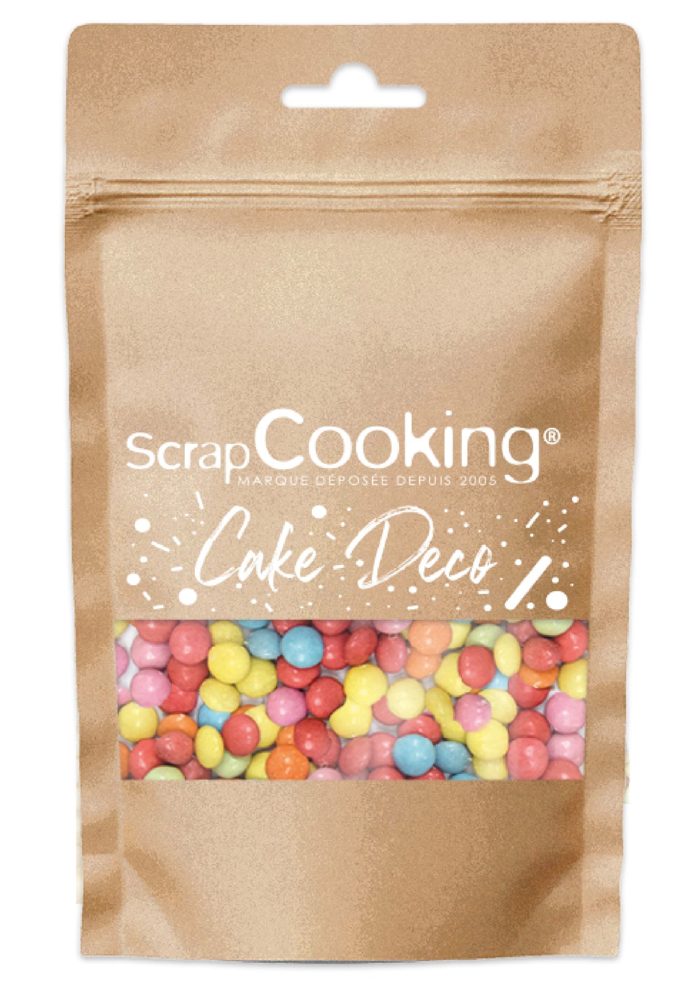 Jar of sweet decorations "multicolored choco" 75g