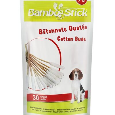 Bolsa de 30 hisopos de algodón Bamboostick® S / M