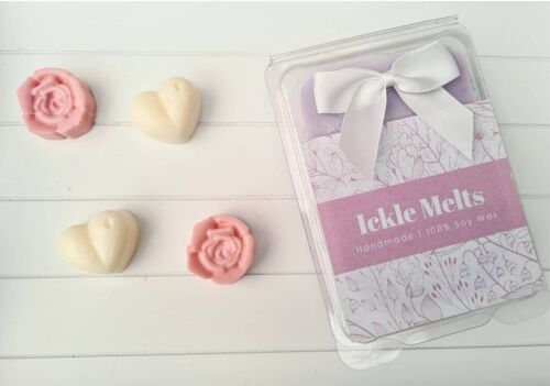 Soy Wax Heart Clamshell [White Label/No Branding]