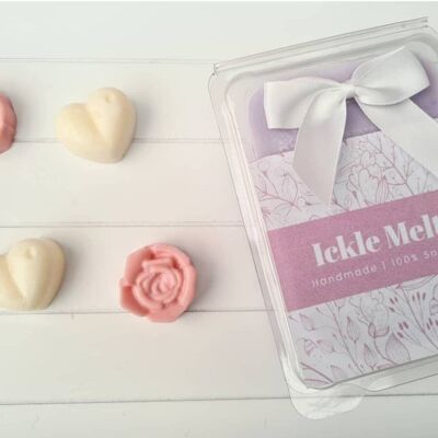 Soy Wax Heart Clamshell [White Label/No Branding]