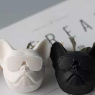 Cool Frenchie Candle Mould
