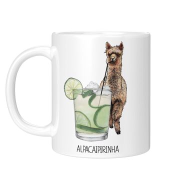 Tasse Alpacaipirinha | Tasse à café drôle | cocktail | Tasse Alpaga 2