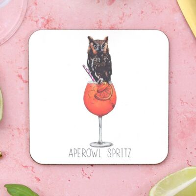 Aperowl Spritz Drinks Coaster