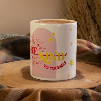 Soyez aimable avec vous-même Mug | Tasse de motivation | Cadeaux | Cadeaux d'auto-soins 3