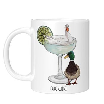 Tasse Duckuiri | Tasse à café drôle | Jeux de mots sur les cocktails | Tasse 3