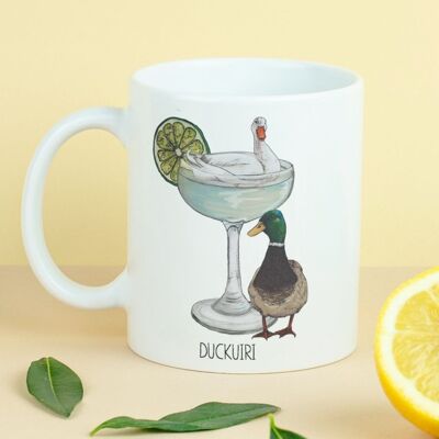 Duckuiri-Becher | Lustige Kaffeetasse | Cocktail-Wortspiele | Becher