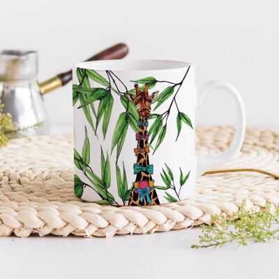 Tasse de girafe de fête | Tasse à café | Girafe | Verres pour animaux