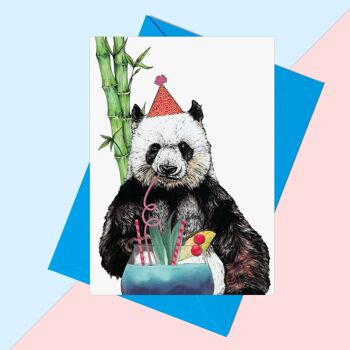 Panda de fête Carte de vœux 2