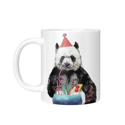 Taza de panda de fiesta | Taza de café de animales | Regalo de panda | Taza