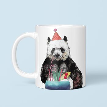 Tasse Panda de fête | Tasse à café animale | Cadeau Panda | Tasse 2