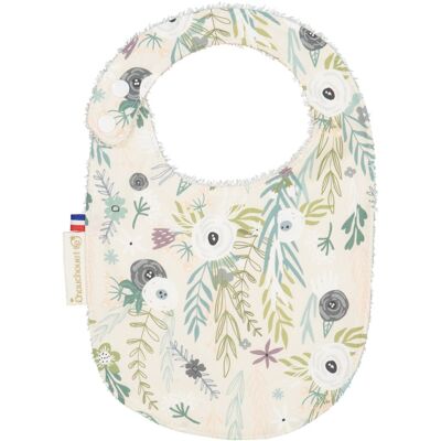 Adjustable bib "Flower Power"