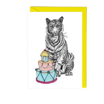 Carte de vœux Tigre du Parti | Carte d'anniversaire | Son anniversaire 2