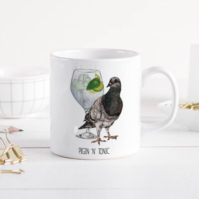 Pigin 'n' Tonic Mug | Funny Coffee Mug | Cocktail | Mug