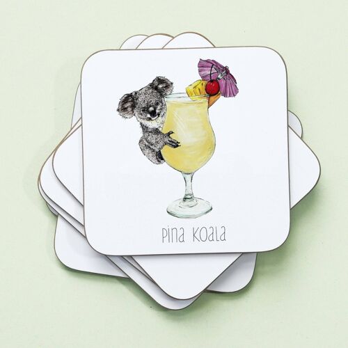 Pina Koala Drinks Coaster