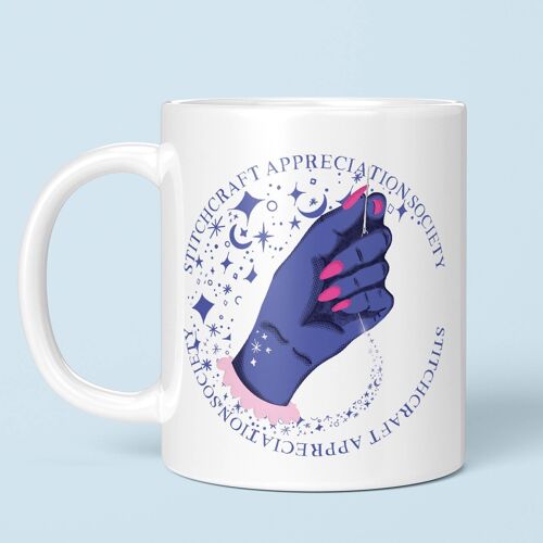 Stitchcraft Appreciation Society Mug | Crafters Coffee Mug