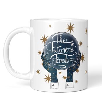 L’avenir est une tasse à café féminine | Tasse de sorcière | Cadeau féministe 2