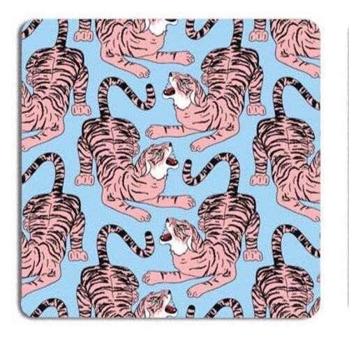 Wild Cat Tiger Pattern Coaster