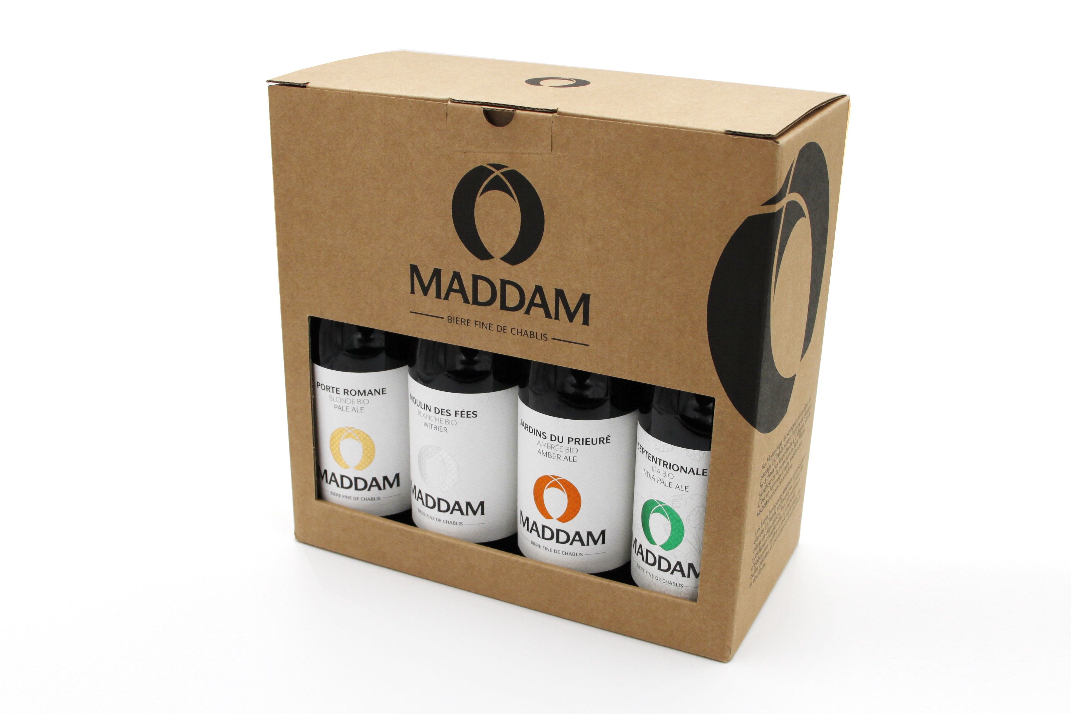 CERVEZA ECOLÓGICA MADDAM Caja de 8 botellas Maddam (8x33cl)