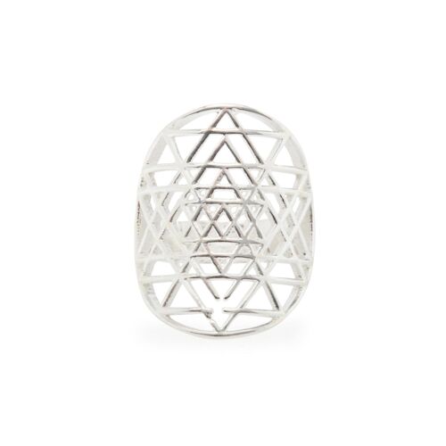 Bague "Sri Yantra" en Argent 925