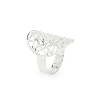 Bague "Sri Yantra" en Argent 925 5