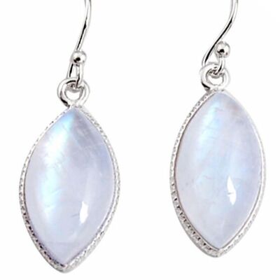 “Creative Harmony” Earrings in Moonstone and 925 Silver