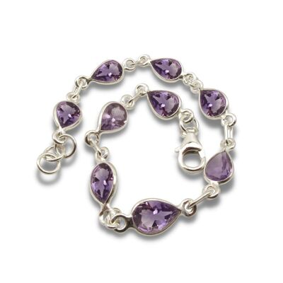 Pulsera "Venus" en Amatista y Plata 925